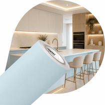 Vinil Adesivo Azul Glacial Silvermax Móveis E Parede 0,61x9m Vinil Adesivo Azul Glacial Silvermax Móveis E Parede 0,61x9m