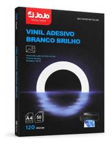 Vinil Adesivo Branco A4 50 Folhas 120g Jato De Tinta Jojo Vinil Adesivo Branco A4 50 Folhas 120g Jato De Tinta Jojo