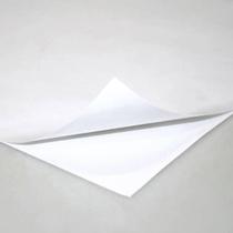 Vinil Adesivo Branco Brilhante 135g A4 210mmx297mm PVC Autoadesivo 10 folhas