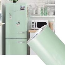 Vinil Adesivo Brilho Lavável Móveis Verde Menta 61cm X 2m Vinil Adesivo Brilho Lavável Móveis Verde Menta 61cm X 2m