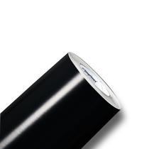 vinil adesivo envelopamento 9Mx50cm Preto Brilho Adherent Contact