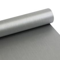 Vinil Adesivo Envelopamento Geladeira Aço Prata Inox Escovado Alumínio Plotagem Com Espátula