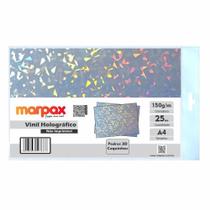 Vinil Adesivo Holográfico Pedras 3D A4 Não Imprimível Marpax 25fls