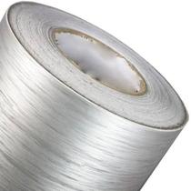 Vinil Adesivo Película Prata Escovada Tipo Inox Para Envelopar Geladeira Plotagem Armário Fogão