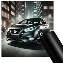 Vinil Adesivo Preto Fosco Envelopamento Automotivo 6m x 50cm