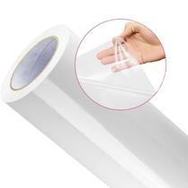 Vinil Adesivo Transparente Para Laminação a Frio Papel Plástico Envelopar Proteção Cristal Brilhante