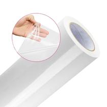 Vinil Adesivo Transparente Para Laminação a Frio Papel Plástico Envelopar Proteção Cristal Incolor