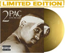 Vinil colorido de edição limitada 2Pac Live My Life