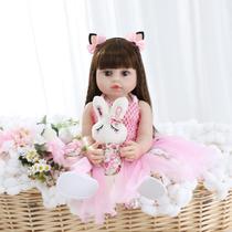 Vinil de corpo inteiro Reborn Baby Doll CaliuGsi realista de 55 cm