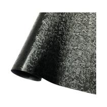 Vinil Envelopante Hexagonal De Fibra De Carbono Forjado Preto Brilhante Para Acessórios De Carro E