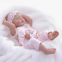 Vinil feminino Reborn Baby Doll Cloveray de 51 cm com acessórios Vinil feminino Reborn Baby Doll Cloveray de 51 cm com acessórios