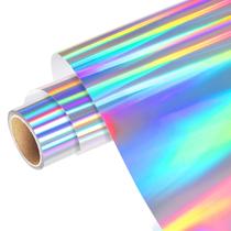 Vinil holográfico WRAPXPERT Silver 1,52 m x 1,52 m permanente