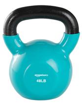 Vinil Kettlebell Amazon Basics 18 kg azul claro