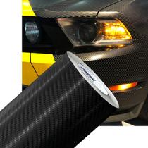Vinil para Envelopamento Automotivo Fibra Carbono 4d Preto - 0,70 X 2m Vinil para Envelopamento Automotivo Fibra Carbono 4d Preto - 0,70 X 2m