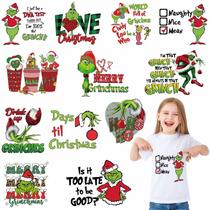 Vinil para Transferência Térmica - Tema Natal Grinch Sumelay - Para Camisetas