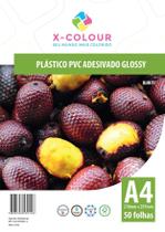 Vinil Pvc Branco Glossy Adesivo A4 130G/M2 50 Folhas X-Colour