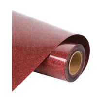 Vinil Termocolante Com Glitter Para Camisetas 12 X 5 Pés, Fácil De Cortar E Desenhar Com Cameo HTV