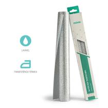 Vinil Transfer Glitter Prata 25x61cm Mimo - 1 Unidade