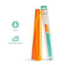 Vinil Transfer Laranja Puro 25x61cm Mimo - 1 Unidade