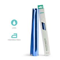 Vinil Transfer Metálico Azul Marinho 25x61cm Mimo - 1 Unidade Vinil Transfer Metálico Azul Marinho 25x61cm Mimo - 1 Unidade