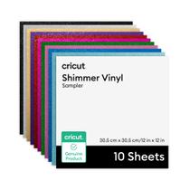 Vinilo Cricut Shimmer Permanente Muestra Fiesta 30,5 x 30,5 cm 10 unidades Vinilo Cricut Shimmer Permanente Muestra Fiesta 30,5 x 30,5 cm 10 unidades