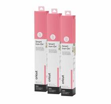 Vinilo de Transferencia Térmica Cricut Smart Iron On Rosa Paquete de 3 Vinilo de Transferencia Térmica Cricut Smart Iron On Rosa Paquete de 3