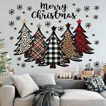 Vinilos Decorativos de Árbol de Navidad Drydiet 110x80 cm PVC 2 unidades Vinilos Decorativos de Árbol de Navidad Drydiet 110x80 cm PVC 2 unidades