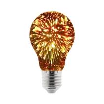 Vintage 3D Star Fireworks LED Edison Light Bulb E27 6W 110V 220V Lâmpada Noturna De Férias