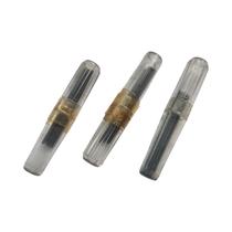 Vintage estojo plástico com oito grafites minas 1.18mm