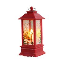 Vintage Led Velas De Natal Neve Veados Lanterna Castelo Santa Boneco De Neve Pendurado Lâmpada