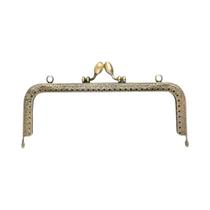 Vintage Metal Bolsa Quadro para DIY Artesanato, Quadro Bolsa, Bag Making, Kiss Lock