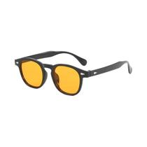 Vintage Oval Classic 4 Small Ding Óculos de sol decorativos elegantes para homens e mulheres
