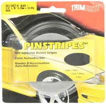 Vinyl Trim Stripe Trimbrite T1214 1/4 de pino preto