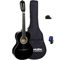 Viola Acústica GIANNINI VS-14BK Preta + Capa + Afinador + Dedeira