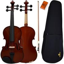 Viola de Arco MARINOS Regulado Luthier 4/4 Tamanho 42 em Madeira Maciça com Arco de Crina e Estojo Térmico Luxo Viola de Arco MARINOS Regulado Luthier 4/4 Tamanho 42 em Madeira Maciça com Arco de Crina e Estojo Térmico Luxo