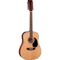 Violão 12 Cordas Natural Hofma Eagle HE215E12 Nt Elétrico