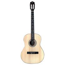 Violão 39 acústico, com tensor e cordas de nylon, cor natural