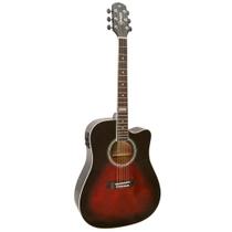 Violao Aco Ativo Giannini GF-1D Folk CEQ BRB Brown Red Burst