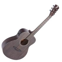 Violão Aço Elétrico Traveller 36 Preto Fosco Baby Mini Jumbo PHX