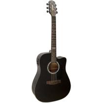 Violão Aço Eletroacústico Giannini Performance GF-1D CEQ Satin Black (SBK)