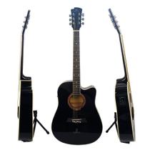 Violão aço eletroacústico michael vmf 361 bk