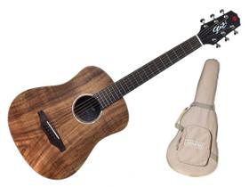 Violão Aço Seizi Supreme Baby Kaiju Folk Eletroacústico com Bag - KOA