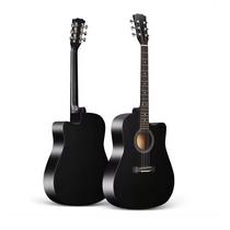 Violão Acustico 38 Polegadas Aço Preto
