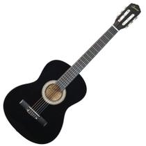 Violão Acústico 6 Cordas De Nylon Clássico Preto Para Iniciantes LVT-320A BK Sonoros