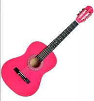Violão Acústico Clássico 6 Cordas Pink Aubvo616b Auburn Cor Rosa