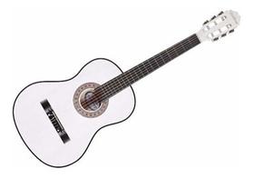 Violão Acústico Cordas Nylon Estudante Queens Branco