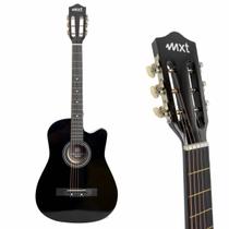 Violão Acústico Cutway Marrom E Vinho Cordas De Aço Com Tensor Mxt Mx-38anc Violão Acústico Cutway Marrom E Vinho Cordas De Aço Com Tensor Mxt Mx-38anc