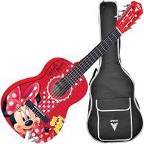 Violão Acústico Infantil Phx Vid-mn1 Disney Minnie + Bag