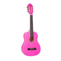 Violão Acústico Infantil Vogga VCA85 PK 1/4 Nylon Rosa