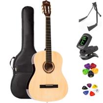 Violão Acústico Michael Clássico Aço VM15S NA + KIT3CL